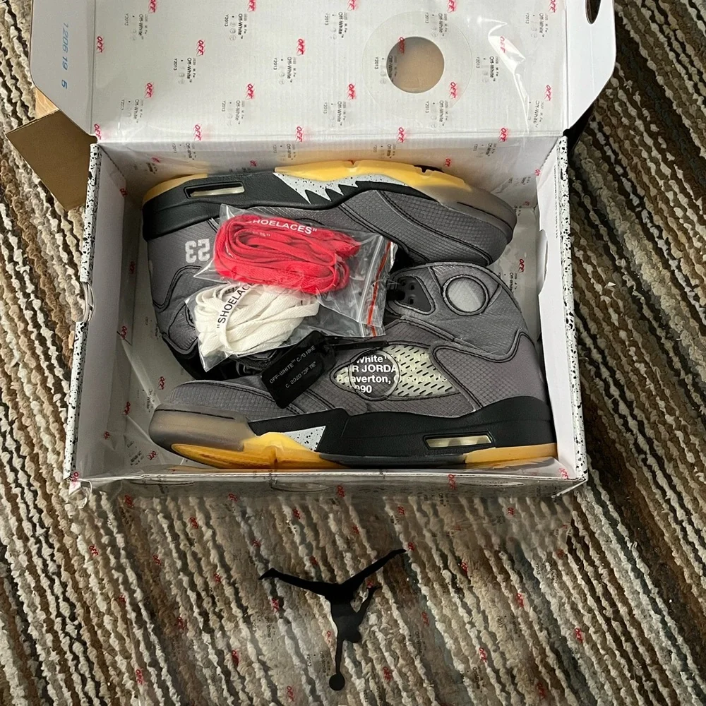 Off white Air Jordan 5 - Picture 11 of 11